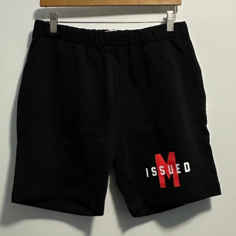 Marvel Issued Black Sweat Shorts Sz M‎